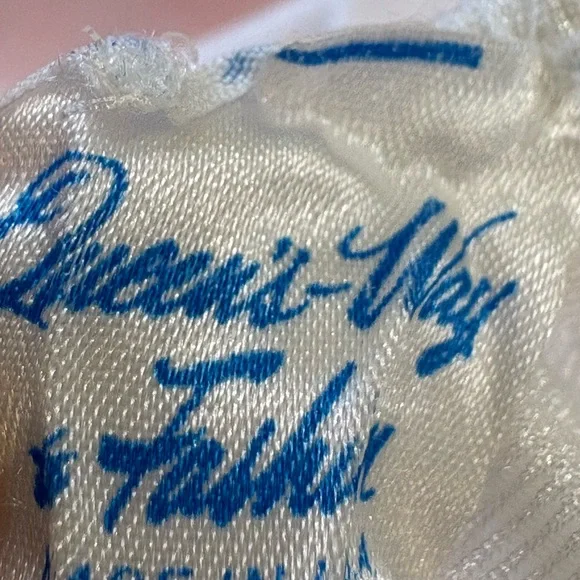 Queen’s Way Vintage 70’s White Lace Trim Nightgown Bright White - Picture 5 of 7